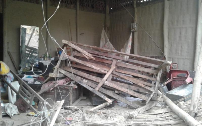 চামগুৰিৰ ভড়াগুৰিত বন্যহস্তীৰ সন্ত্ৰাস