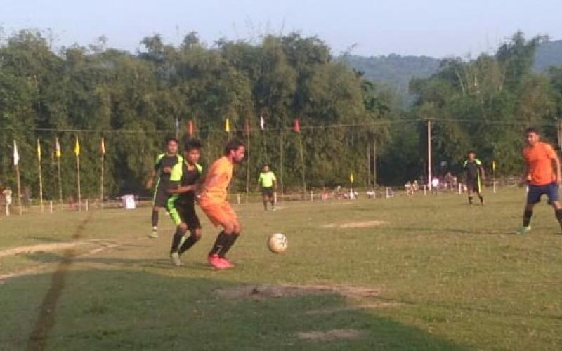 যজ্ঞেশ্বৰ সিংহ ফুটবল : ৰামধেনু ক্লাব দ্বিতীয় ৰাউণ্ডত