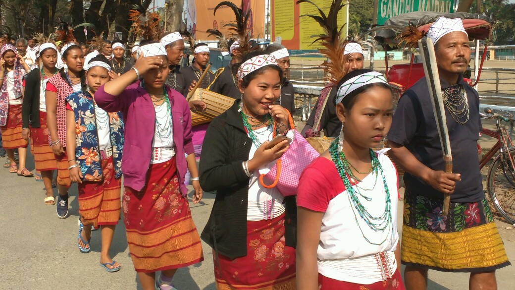 বঙাইগাঁৱৰ বীৰঝৰা কন্যা মহাবিদ্যালয়ৰ ৰূপালী জয়ন্তী উপলক্ষে বৰ্ণাঢ্য সাংস্কৃতিক শোভাযাত্ৰা