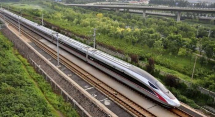 Chinese bullet train near arunachal border