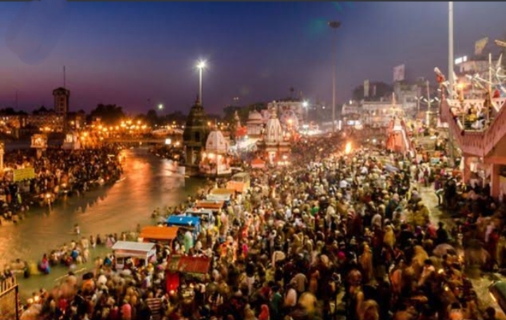 Kumbhmela night time