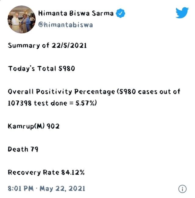 Himanta's tweet