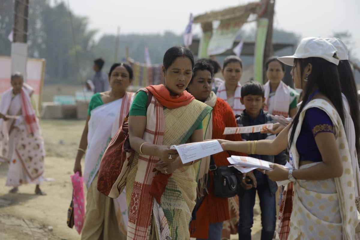 শংকৰ সংঘৰ অধিবেশনত অসম কেন্সাৰ কেয়াৰ ফাউণ্ডেচনৰ কৰ্কট ৰোগৰ সজাগতা অভিযান 