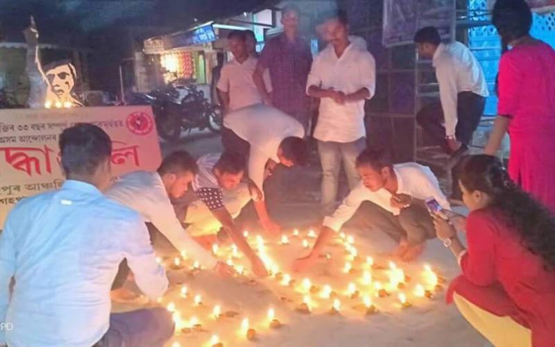 গহপুৰত স্বাধীনতা দিৱসৰ প্ৰাক্‌ক্ষণত অসম আন্দোলনৰ ছহিদক স্মৰণ