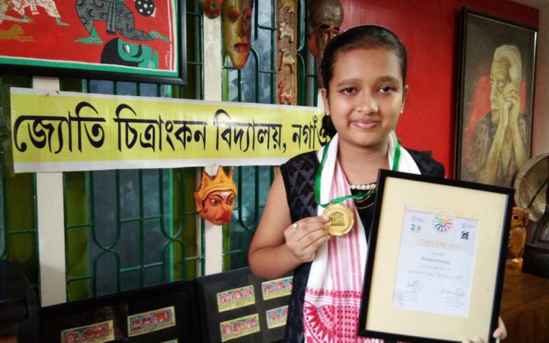 ইউনেস্ক’ৰ চিত্ৰ প্ৰদৰ্শনীত নগাঁৱৰ আকাংক্ষাৰ ছবি