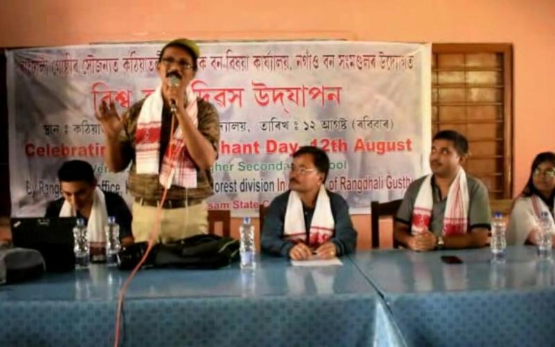 নগাঁৱৰ কঠীয়াতলিত বিশ্ব হস্তী দিৱস উদ্যাপন