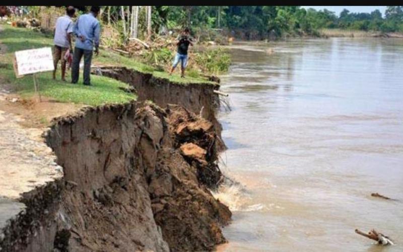 বেঁকী নৈৰ খহনীয়াত নিশ্চিহ্ন হোৱাৰ উপক্ৰম বৃহত্তৰ গোৱৰ্ধনা অঞ্চল