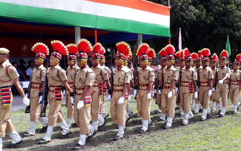 চতুৰ্দশ অসম আৰক্ষী বাহিনীত স্বাধীনতা দিৱস উদযাপন 