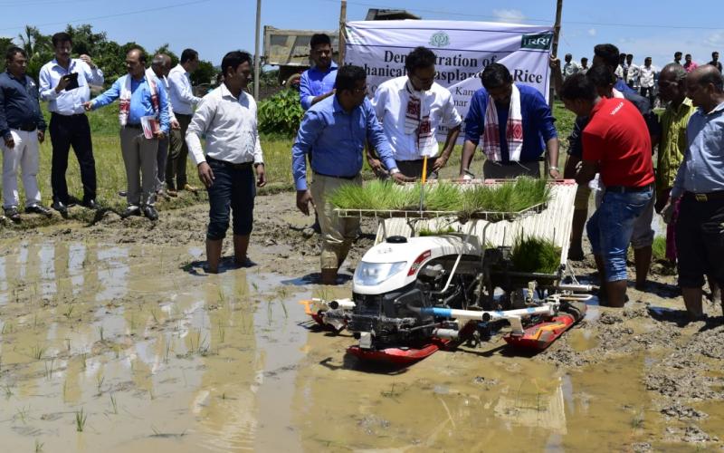 ৰাণীত কৃষি যান্ত্ৰিকীকৰণ প্ৰদৰ্শন আৰু প্ৰশিক্ষণ অনুষ্ঠান