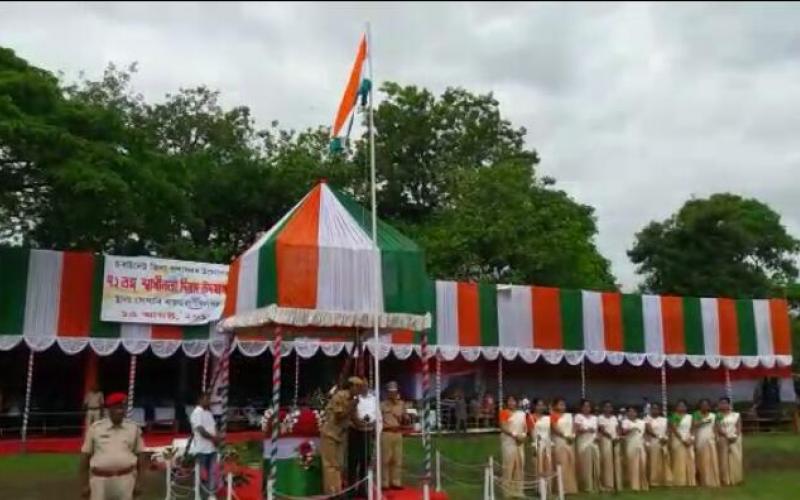 সোণাৰিত স্বাধীনতা দিৱস উদ্‌যাপন