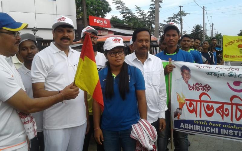 ৰঙিয়াত অভিৰুচি ক্ৰীড়া দিৱসত মন্ত্ৰী ভৱেশ কলিতা