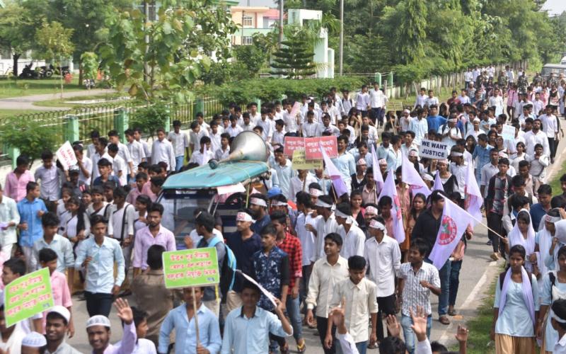 থলুৱাক বঞ্চিত কৰাৰ প্ৰতিবাদত ৰঙিয়া ৰে'ল সংমণ্ডলত আছুৰ বিক্ষোভ কাৰ্যসূচী