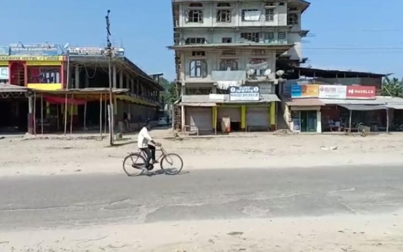 গহপুৰত ১২ ঘণ্টীয়া অসম বন্ধৰ প্ৰভাৱ সৰ্বাত্মক