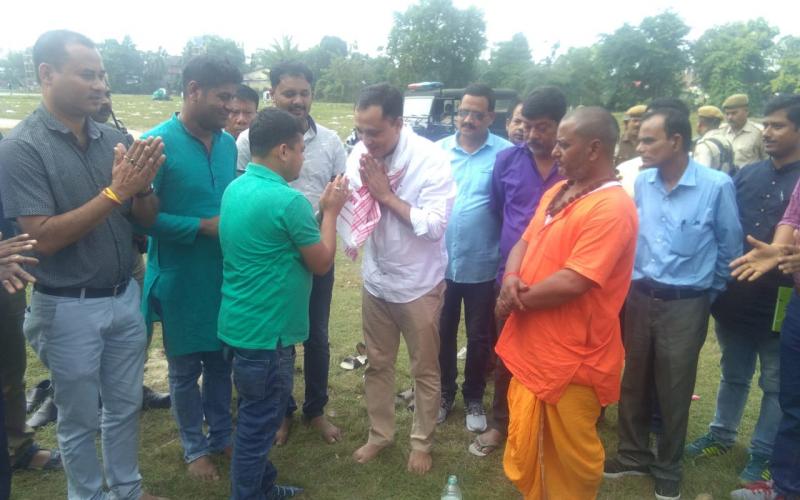 নগাঁৱত উত্তৰ-পূব শিশু গ্ৰন্থমেলাৰ লাইখুঁটা স্থাপন : ব্যাপক প্ৰস্ততি গ্ৰন্থমেলাৰ