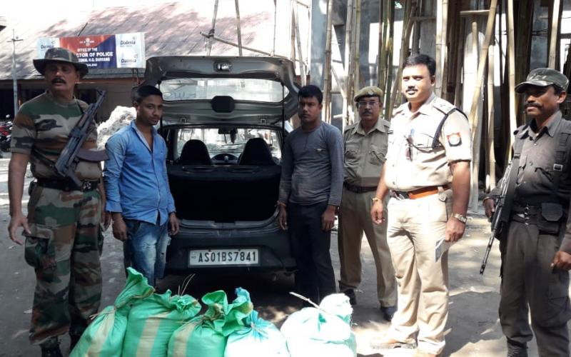 মঙলদৈত আৰক্ষীৰ অভিযানত গ্ৰেপ্তাৰ অবৈধ চুলা