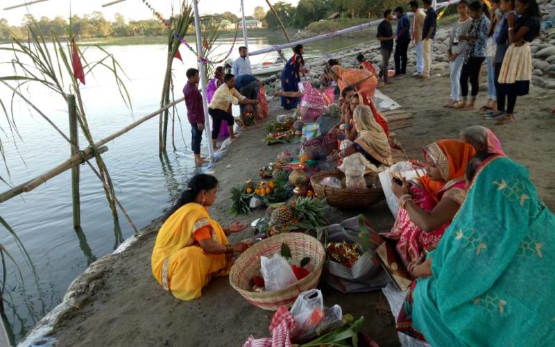 জেংৰাইমুখত আৰম্ভ ষট্‌ পূজা