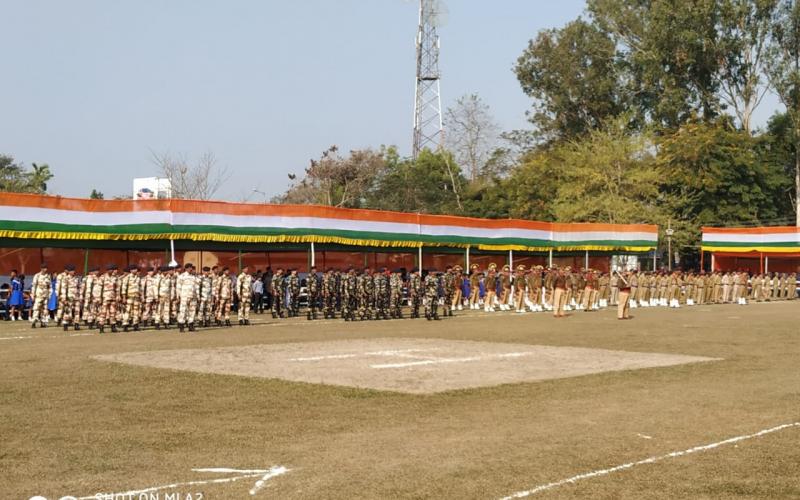 মাজুলীৰ গড়মূৰ কছাৰী ময়দানত গণৰাজ্য দিৱস উদ্‌যাপন