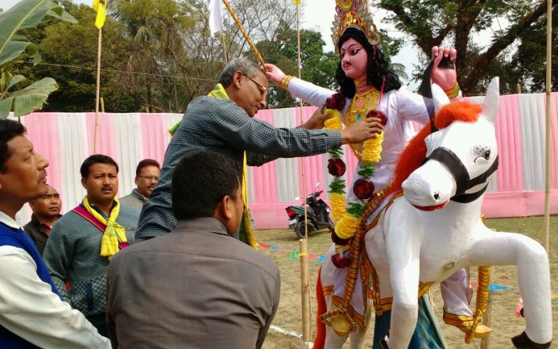 বঙাইগাঁৱত বিশ্ব মহাবীৰ চিলাৰায়ৰ ৫০৯সংখ্যক জন্মজয়ন্তী উদ্‌যাপন