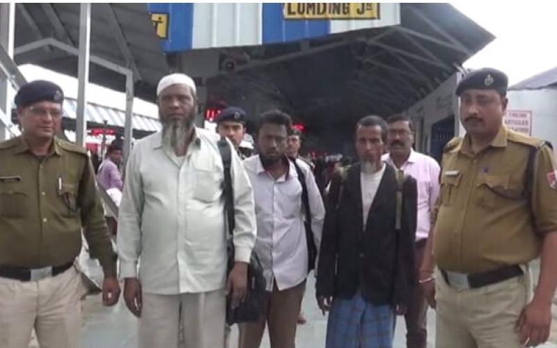 লামডিঙত আটক ৩ ৰহিংগীয়া