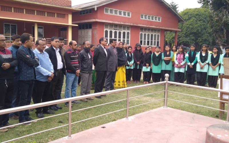 জালাহৰ বি বি কিষাণ কলেজত কাশ্মীৰত নিহত ছহিদলৈ শ্ৰদ্ধাঞ্জলি