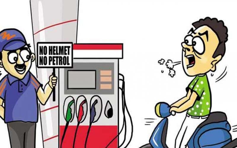 no helmet no petrol