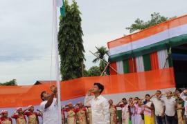 নাৰায়ণপুৰৰ বিভিন্ন প্ৰান্তত ৭২সংখ্যক  স্বাধীনতা দিৱস উদ্‌যাপন