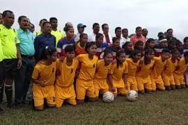 গহপুৰত অনুষ্ঠিত আন্তঃজিলা মহিলা ফুটবলৰ চূড়ান্ত বিজয়ী কোকৰাঝাৰ