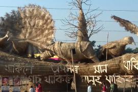 গঁড়-অৰণ্য সুৰক্ষাৰ বাৰ্তাৰে ৰহাৰ আমনিশালীৰ ভেলাঘৰ