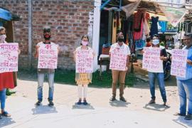 Sfi protest at Boromboi