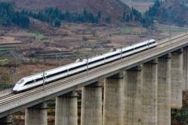 Chinese bullet train near arunachal border